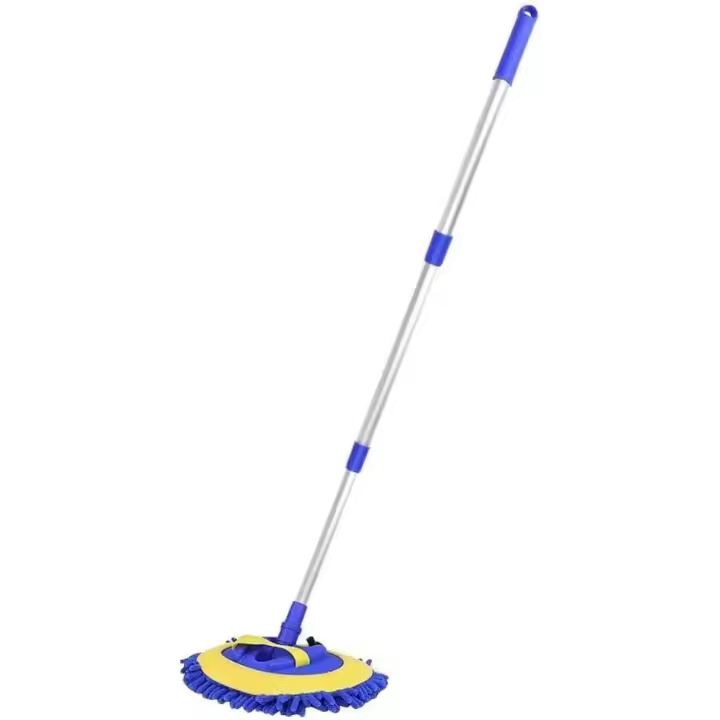 Car Wash Brush, Chenille Telescopic Car Wash Mop, Aluminum Telescopic Handle, 180° Rotating Retractable, Car Cleaning Brush - 1
