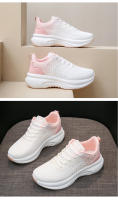 Zapatillas De Correr Para Mujer Suelas Suaves Y Amortiguadas Superficie De Malla Transpirable Zapatos De Vuelo Tejidos Moda Universitaria - details 23
