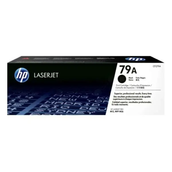 Hp cf279a negro cartucho de toner original - 79a - 1