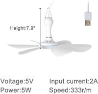 Pequeño USB Funciona con Pilas, Banco de Energía Silencioso Camping Opcional Emergencia portátil - details 2
