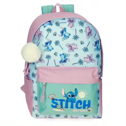 Mochila Escolar Stitch 45x31x15cm. - 1