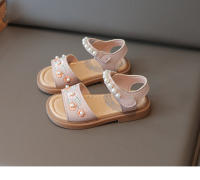 Sandalias De Verano Para Niñas Moda Bordada Transpirables Tallas Trueñas PU Cuero Cierre De Correa Flats Abiertos Para Playa Y Uso Casual - details 16