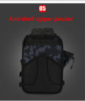 Mochila De Pesca Para Hombres Bolsa De Camping Y Viaje Al Aire Libre Con Sistema Molle Táctico Para Deportes Almacenamiento De Cañas Y Cajas De Señuelos - details 9