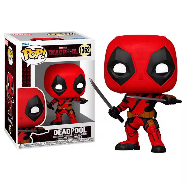 Funko Deadpool 2024 Ryan Reynolds Deadpool and Wolverine Lobezno Marvel Comics Funko Pop 1362 Masacre - 1