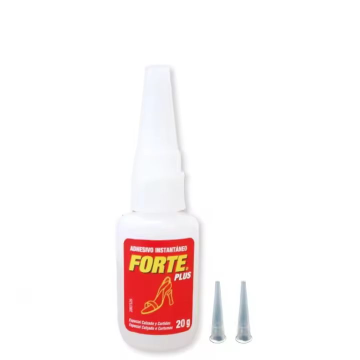 Forte Plus 20 gramos Pegamento Rápido Transparente  Calzado Contacto Universal Adhesivo Instantáneo Cianoacrilato -  20 Gramos - Loctite Super rápido Super Glue - 1