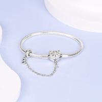 Pulsera De Plata Esterlina 925 Para Mujer Con Encantos De Mariposa Corazón Y Cadena De Serpiente Joyería DIY Clásica Adecuada Para Aniversarios - details 27