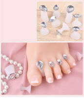 8Pcs Separadores De Dedos Para Pintura De Uñas De Silicona Suave Para Pedicura Conjunto De Espaciadores Para Pies - details 7