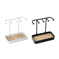 LUTODY - Organizador de joyas, Soporte expositor con 5 ganchos para bisutería, collares, anillos, pendientes, pulseras, colgantes y brazaletes - Joyero elegante y práctico - details 0