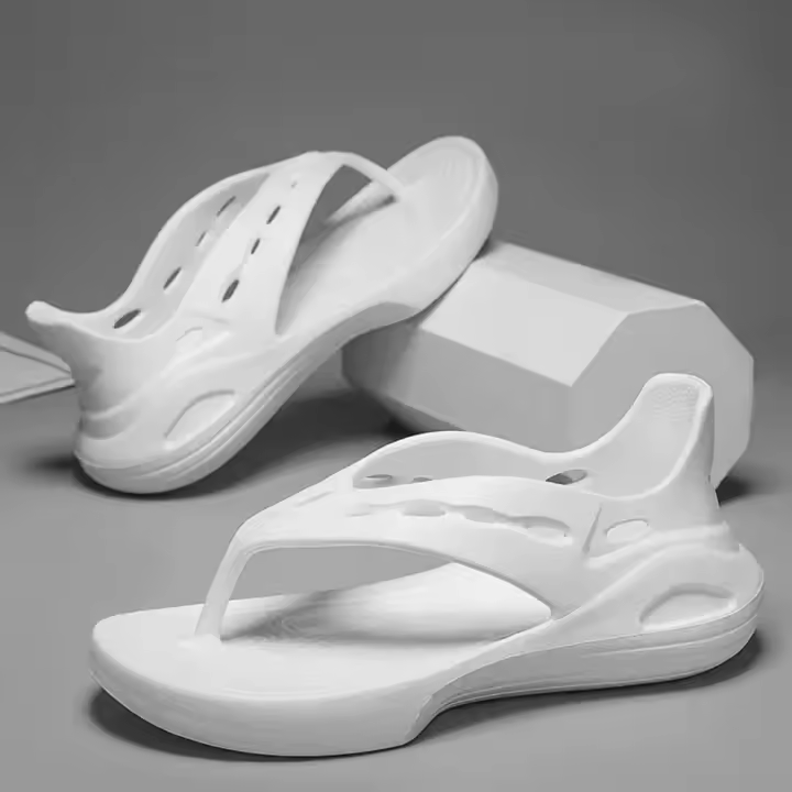 Zapatillas De Playa Para Hombre Sandalias Casuales De Interior Y Exterior Comodidad Plataforma EVA Tallas Verdaderas Slides De Verano - 1