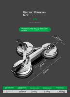 Herramienta De Elevación Por Succión De Ventosa De Vacío Para Azulejos Y Piso De Vidrio Con Solapa Doble Y Tres Mandíbulas Herramienta De Succión Para Limpieza Y Mantenimiento - details 12