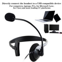 Mini Auricular Con Cable 3.5mm Headband Microfono Cancelling De Sonido Portátil Para Lectura Y Enseñanza Uso En Conferencias - details 3