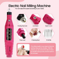 Juego De Linterna Para Uñas Eléctrica Máquina De Pulir Y Moldear Herramientas Profesionales Para Manicura Y Pedicura Cortador De Uñas Y Herramientas De Pulido Fuerte - details 4