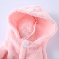 Bata De Baño Para Perros Con Gorro Ropa De Dormir Suave Para Mascotas Calienta Y Seca El Pelaje Ideal Para Perros Y Gatos Pequeños - details 11