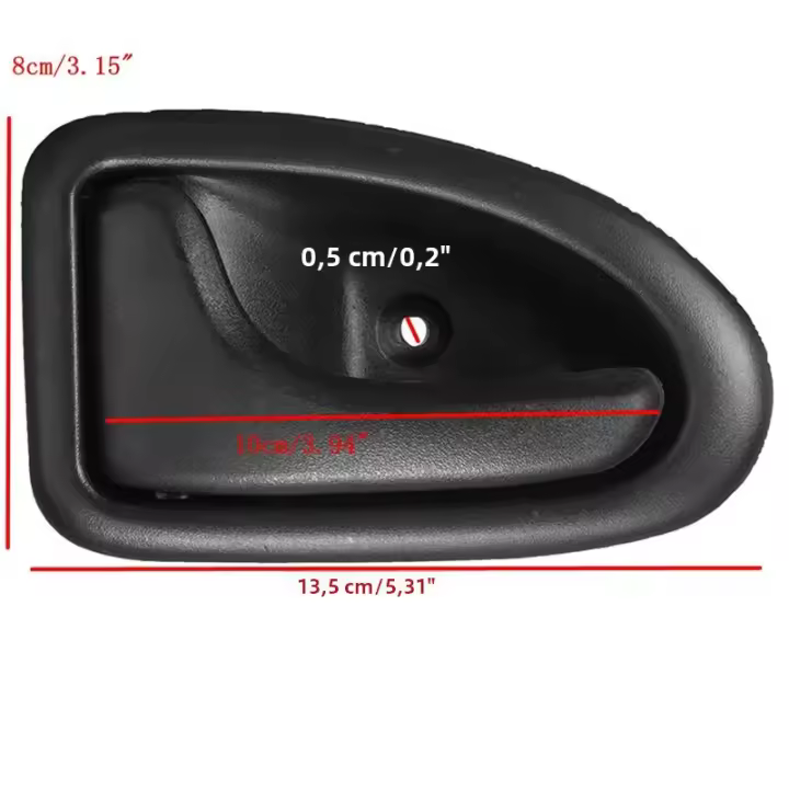 Manija De Puerta Interior Para Coche Renault Clio II Megane IVECO Opel Mokka Dacia Logan Izquierda/Derecha Pieza De Repuesto Para Automóviles Material Plástico - 1