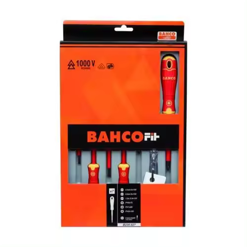 Juego BAHCO 7 destornillador Aislo B220.027 - 1