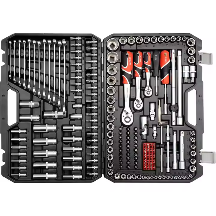 YATO YT-38841 - socket set 1/4", 3/8" y 1/2"216pcs - 1