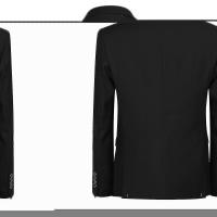 Mens Suit Wedding Party Dinner 3-pieces Suit Blazer Vest Pants 9 Colors - details 1