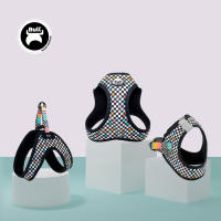 BULL | Arnés para Perro y Gatos Cuadros de Carreras, Estampado Tipo Vans, Extrasuave - Bull - details 1