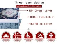 Carpetas De Piso Antideslizantes De 3D Ilusión Optica Para Sala De Estar Dormitorio Cocina Moderno Estilo Decorativo Poliéster 100% - details 0