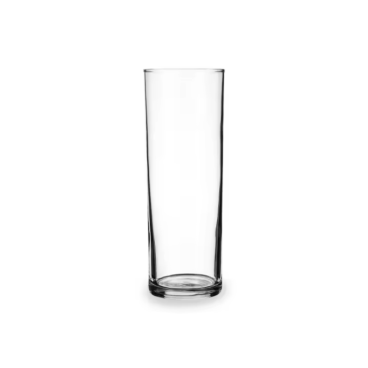 ARCOROC TUBO Caja 24 Vasos Altos Vidrio Tensionado 30CL Transparente Brillo Fácil de limpiar Reciclable - 1