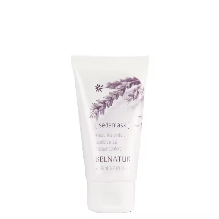 BELNATUR SEDAMASK MASCARILLA CONFORT 75ML,(Refrescante y calmante que se puede aplicar en todo tipo de pieles, ideal para las muy sensibles) - 1