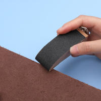 IMZAY Bloque De Encina Para Tratamiento De Borde De Cuero Herramienta De Pulido Con Papel De Herramienta De Corte DIY De Técnica De Bricolaje - details 5