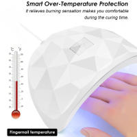 LULAA Lámpara LED De 54W Para Uñas Con USB Luz UV Profesional Para Secado De Gel De Uñas Accesorios De Manicura Para Todas - details 14