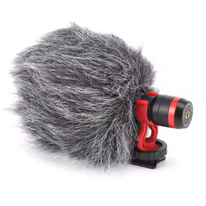 Micrófono de grabación para cámara, micrófono profesional para entrevista y fotografía - 1