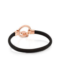 Pulsera Oso de Plata esterlina s925, pulsera Tejida en alambre de Maple de moda, pulsera de Plata para Mujeres europeas y americanas - details 3