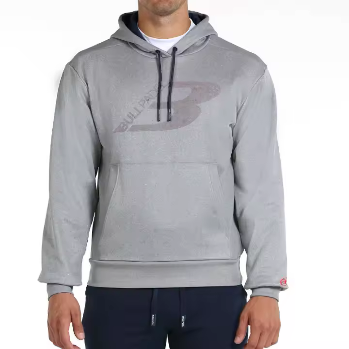 Sudadera Bullpadel Nocla Gris Medio Vigore - 1