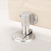 Parador De Puerta Magnético De Aleación De Zinc Sin Perforar Ajustable En Altura Soporte De Puerta Anticolisión Obrero Oculto Herramienta De Puerta Multicolor - details 9