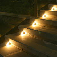 Luces De Camino Solar Impermeables Para Jardín Patio Escenario Exterior Con Auto Encendido Apagado Instalación Self-Contained ABS LED Bulbs Art Deco Estilo Garantía De 2 Años - details 5