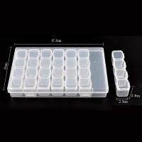 Caja De Organización Para Uñas Doble Capa Con Espátulas Y Rhinestones Caja De Almacenamiento Rectangular De Plástico Para Arte De Uñas - details 5