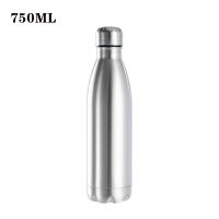 Botella De Agua Portátil Para Exteriores De Acero Inoxidable Grado Alimenticio Uso Deportivo Capacidad De 500/750/1000ml Resistente a Fugas - details 4