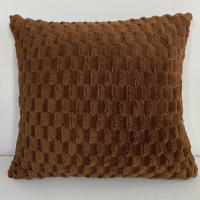 Funda De Cojín De Peluche Falsa Doble Cara Suave Y Fluffy 2pcs Lavable En Máquina Para Decoración De Sala De Estar Y Cama - details 7