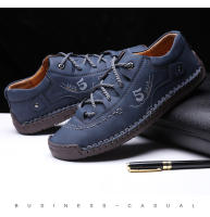Mocasines De Cuero Para Hombre Zapatos Casuales Cómodos Y Transpirables Con Suela De Goma Sapato Masculino Swenxun - details 18