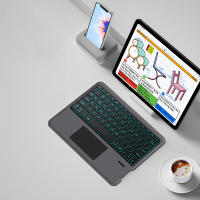 Teclado Bluetooth Sin Frenos HUWEI Para Android iOS Windows Touchpad Retroiluminado Portátil Compatible Con Tablet iPad Laptop Teléfono - details 17