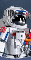 900PCS MOC Spaceman Astronauta Bloques De Construcción Modelo Juguete De Rompecabezas De Aventura Exploratoria Mecánica Regalo De Navidad Para Niños - details 9