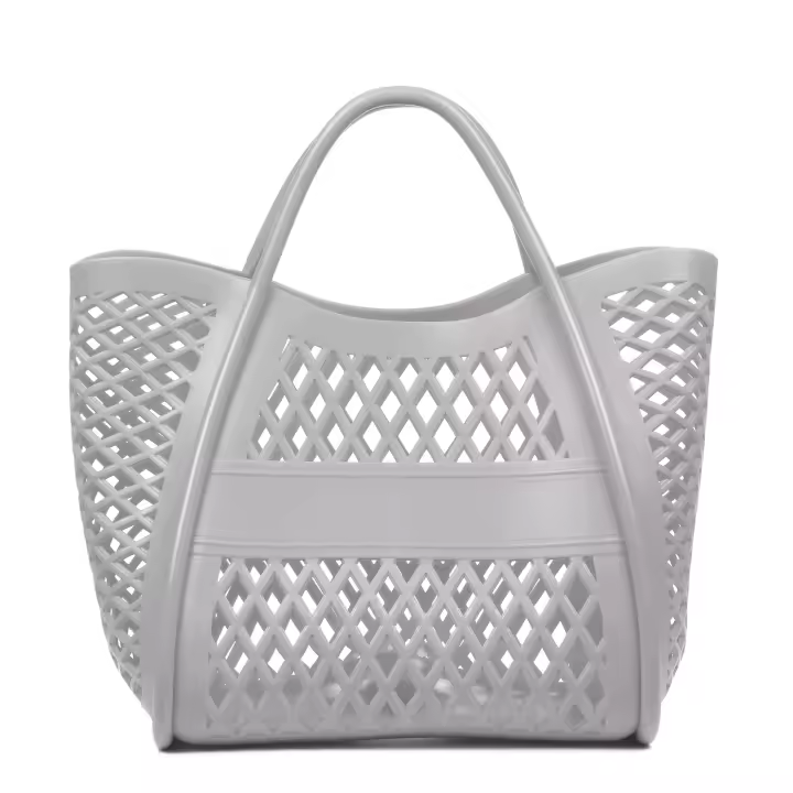 LIBELULLA. Villamar bolso Shopper cesta. De pvc perforado diseño exclusivo - 1