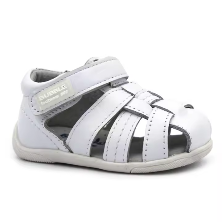 Sandalias piel BUBBLE KIDS C631 con velcro y muy flexibles. - 1