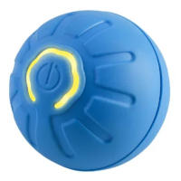 Pelota de juguete giratoria para perro, juguete interactivo para masticar con movimiento automático, inteligente, USB, para cachorro - details 1
