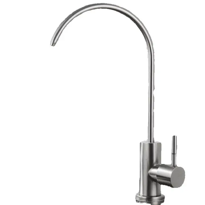 Grifo de agua potable Grifo de fregadero de Cocina Grifo de filtro de Agua de Maple inoxidable - 1