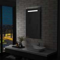 vidaXL Espejo de Pared de Baño con LED Accesorio de Maquillaje Tocador Dimensiones 50 x 60 cm, 60 x 80 cm, 60 x 100 cm - details 2
