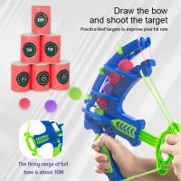 Juguete De Tiro Simulación De Juego De Mesa Para Niños Y Niñas Pistola De Bola Suave Juguete Interactivo Para Padres Y Hijos - details 0
