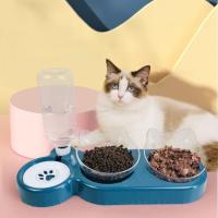 Tazón De Alimentos Para Gatos Y Perros Con Dispensador Automático Y Contenedor De Agua Antideslizante Doble Taza - details 4