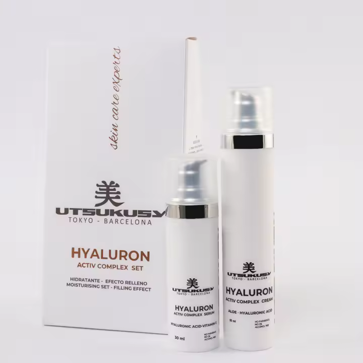 Utsukusy - Hyaluron Complex Kit Crema y Serum con Acido Hialurónico - 1