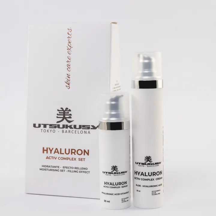 Utsukusy - Hyaluron Complex Kit Crema y Serum con Acido Hialurónico - 1