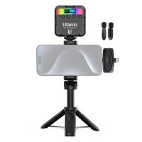 Ulanzi Trípode para Móvil JJ02-B con Agarre Extensible, Mando de Bolsillo, Obturador Inalámbrico, Zapata Fría, hasta 38 cm - details 1