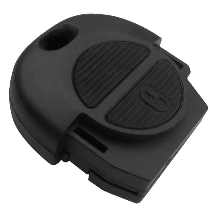 Ociodual Carcasa Llave de Mando 2 Botones Compatible con Nissan Micra Almera Primera X Trail, Funda Rígida Shell Case Cover - 1