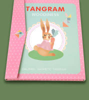 Libro De Puzzle Magnético De Tangram En Madera Juguete Educativo Para Niños Y Niñas Montessori Aprendizaje Inteligencia Portátil Geométrico Para Edades 3-12 - details 5